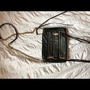 Rebecca Minkoff black zipper crossbody